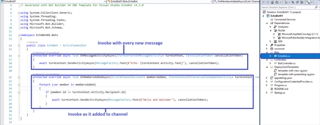 Get Started Azure Bot with Bot Framework SDK V4